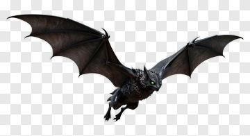 Mythical Bat Dragon PNG