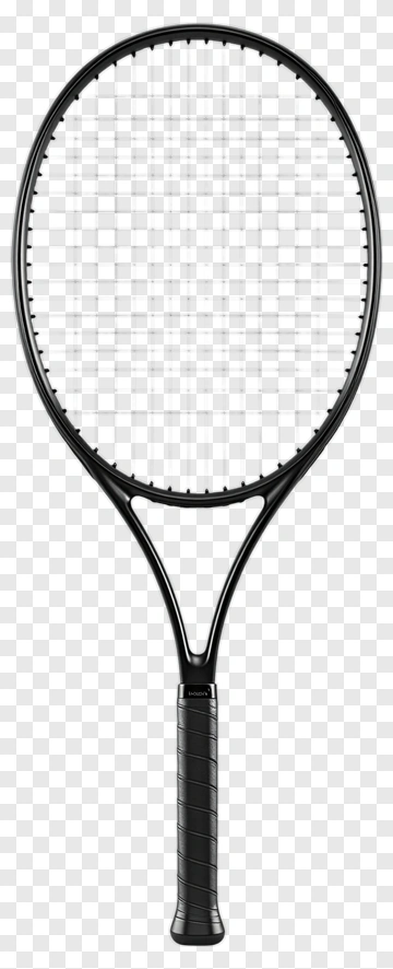 Black Tennis Racket PNG
