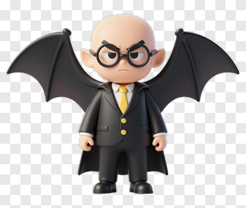 Bat Man Cartoon Character PNG