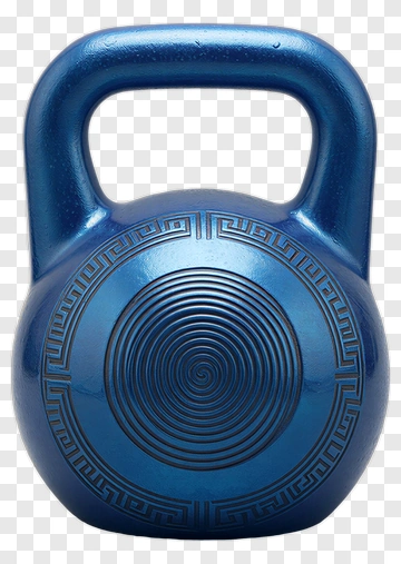 Blue Kettlebell PNG