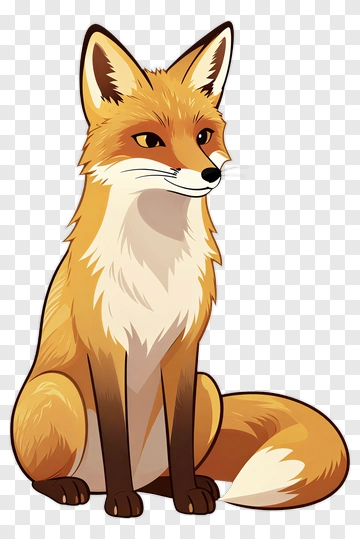 Cute Cartoon Fox PNG