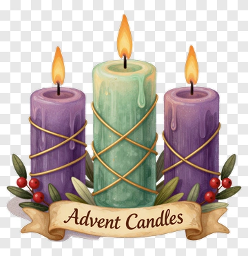 Advent Candles PNG