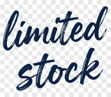 Limited Stock Text PNG
