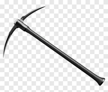 Black Pickaxe PNG