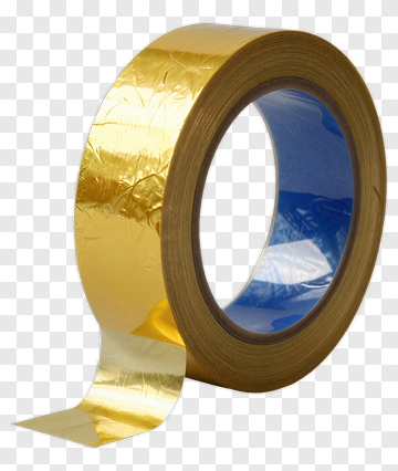 Gold Tape Roll PNG