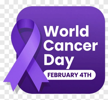 World Cancer Day Awareness Ribbon PNG
