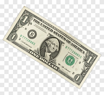 U.S. One Dollar Bill PNG