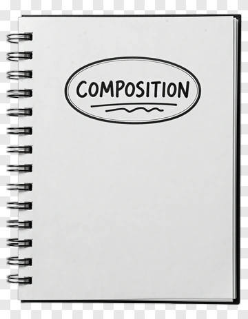 Composition Notebook PNG