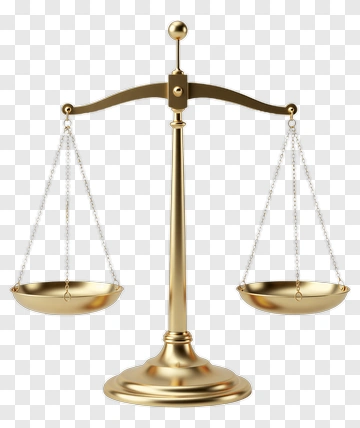 Golden Scale Of Justice PNG