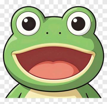 Happy Frog PNG