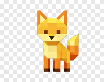 Pixel Art Fox PNG