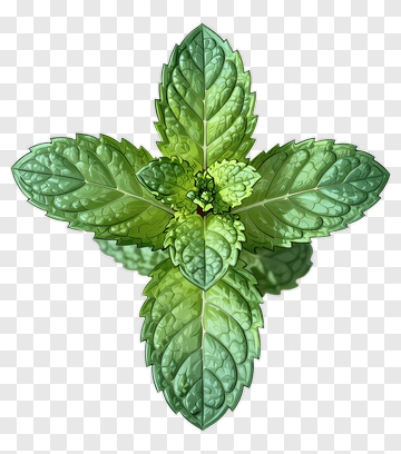 Mint Leaf Illustration PNG