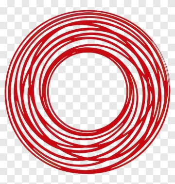 Red Spiral Design PNG