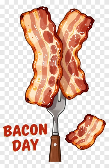 Bacon Day Celebration PNG