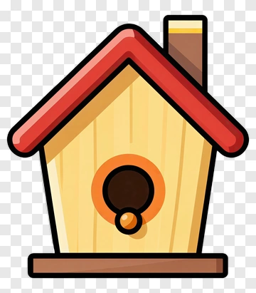 Adorable Birdhouse Design PNG