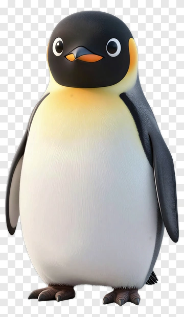 Cartoon Penguin Standing PNG