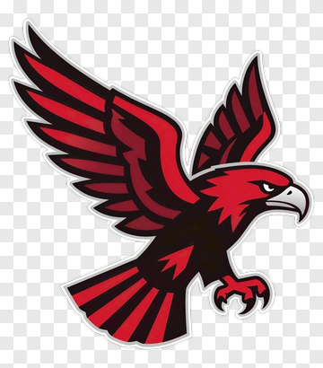 Red And Black Eagle PNG
