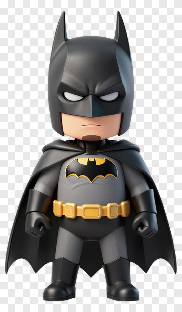 Batman Chibi Figure PNG
