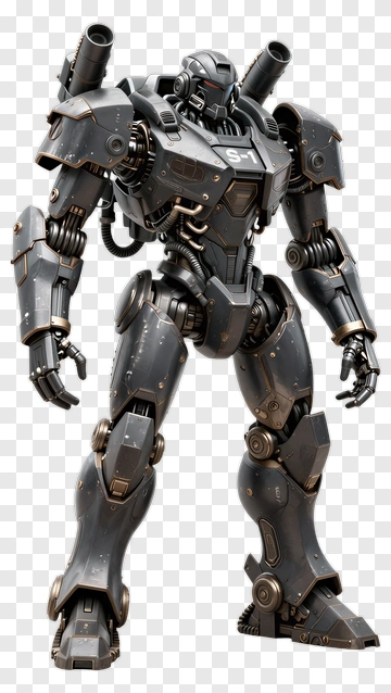 Giant Mecha Robot PNG