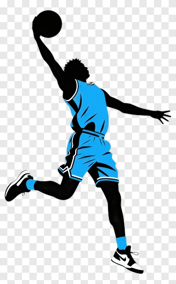 Basketball Player Dunking PNG