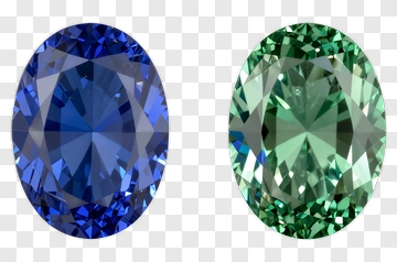 Blue And Green Sapphires PNG