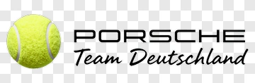 Porsche Team Deutschland Tennis Ball Logo PNG
